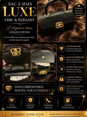 Luxury HandbagChic & ElegantElegance in Every DetailA refined handbag that